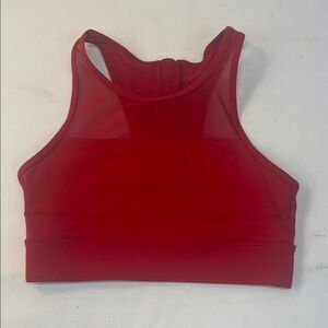 Zyia Red Women's Racerback Sports Bralette XS